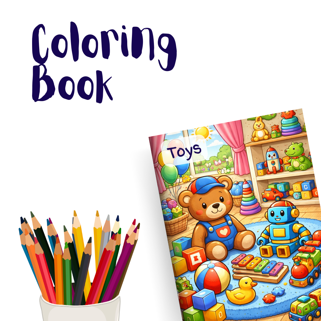 Toys – 1 Coloring Book