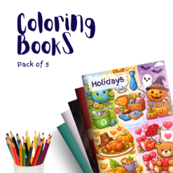 Holidays – 5 Coloring Books
